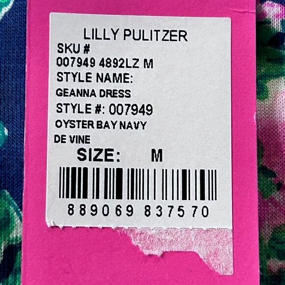 Lilly Pulitzer Geanna Dress De Vine - Picture 12 of 12